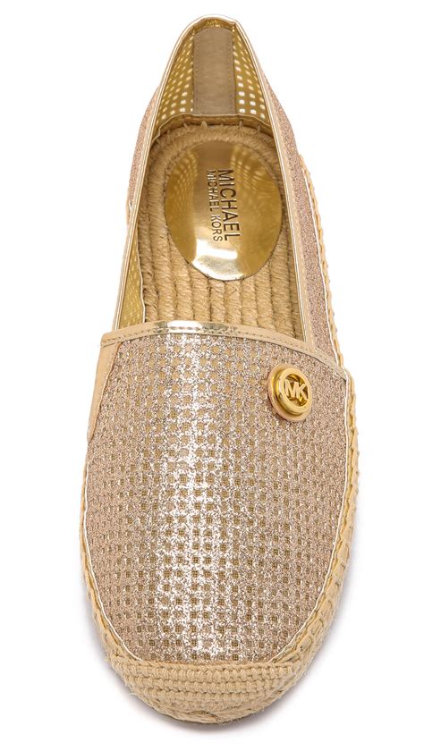 espadrille michael kors or rose|michael kors espadrille flat.